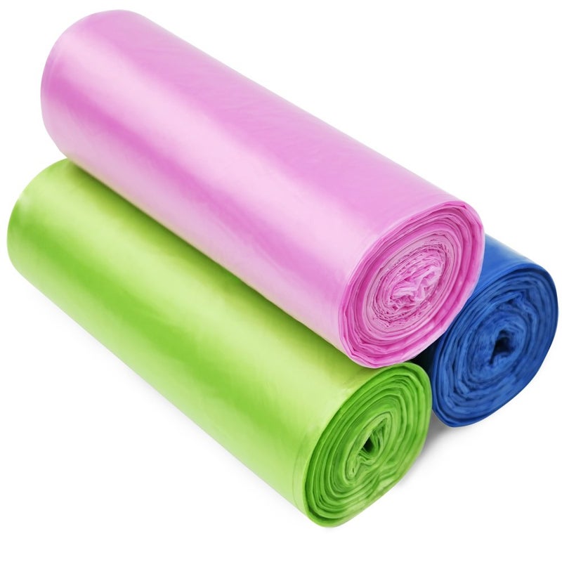 Hommp 13 Gallon Kitchen Trash Bags, 60 Counts/ 3 Rolls - Image 1